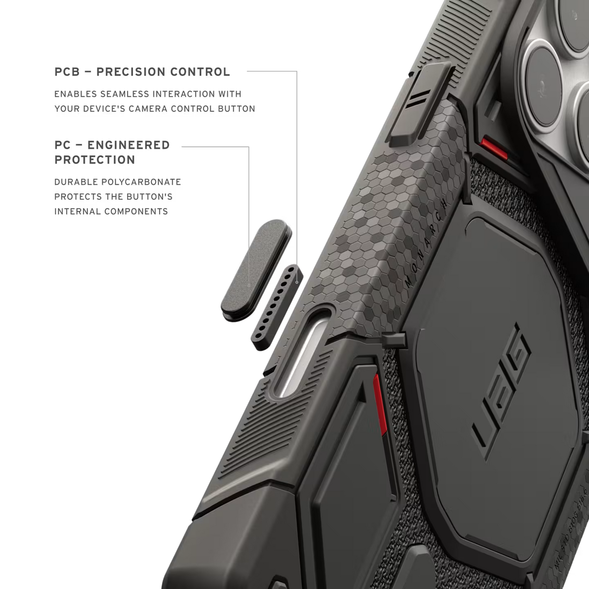 UAG Monarch Pro Kevlar Case for Apple iPhone 18 Pro Max/Apple iPhone 17 Pro Max - Kevlar Black