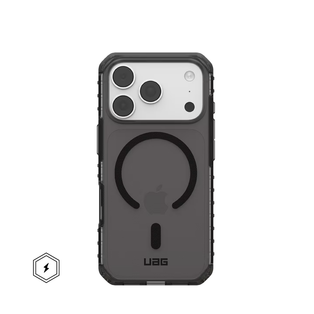 UAG Plyo LT Magsafe Case for Apple iPhone 18 Pro/Apple iPhone 17 Pro - Ash/Black