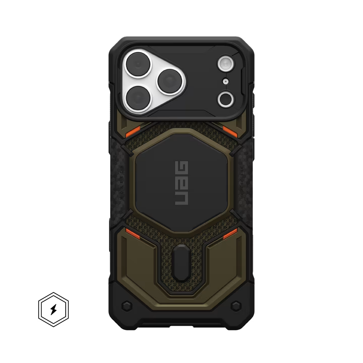 UAG Monarch Pro Kevlar Case for Apple iPhone 18 Pro Max/Apple iPhone 17 Pro Max - Kevlar Element Green