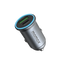 MOMAX MoVe Dual-Port Car Charger - 30W / USB-A / USB-C / Grey