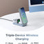 UGREEN QI2 3-in-1 Magnetic Wireless Charger - 25W / Blue