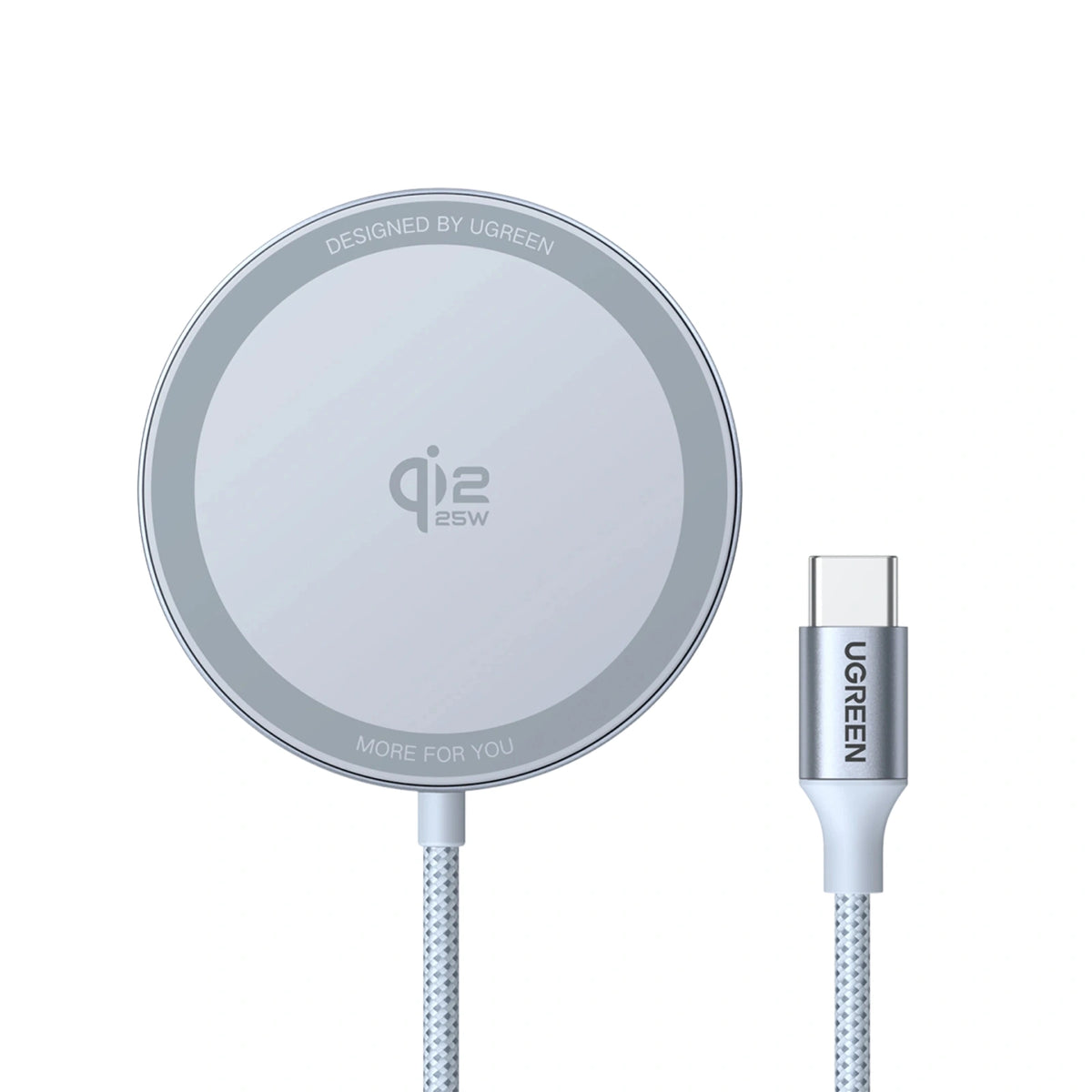 UGREEN QI2 Magnetic Wireless Charger - 25W / Blue