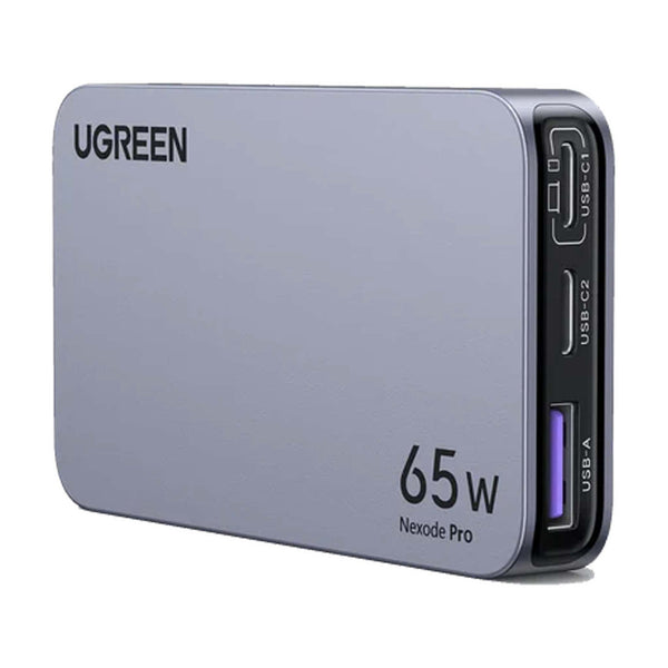 UGREEN Nexode Pro 3-Port GaN Ultra-Slim Fast Charger - 65W / USB-C / USB-A