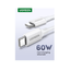 UGREEN USB 2.0 C M/M Cable - 1 Meter / 60W / White