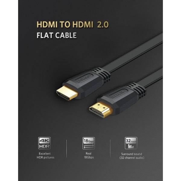 UGREEN HDMI Flat Cable - 3 Meter / Black