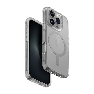 UNIQ Hybrid iPhone 16 Pro (2024) Case 6.3 Magclick Charging Combat - Stone Grey Accessories > Mobiles & Tablets >