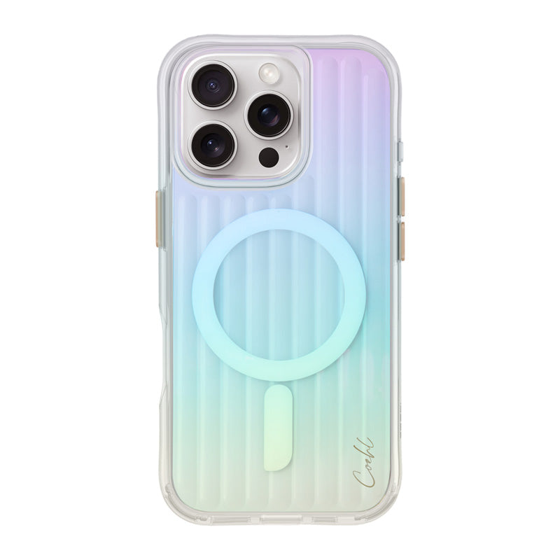 UNIQ COEHL IPHONE 16 PRO (2024) 6.3 MAGNETIC CHARGING LINEAR - IRIDESCENT Accessories > Mobiles & Tablets > Mobiles >