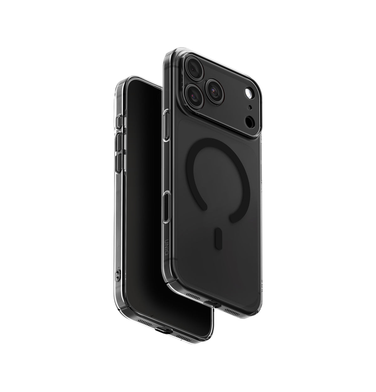 Uniq Hybrid Magclick Charging Airsuit For Apple iPhone 18 Pro - Glossy Smoke