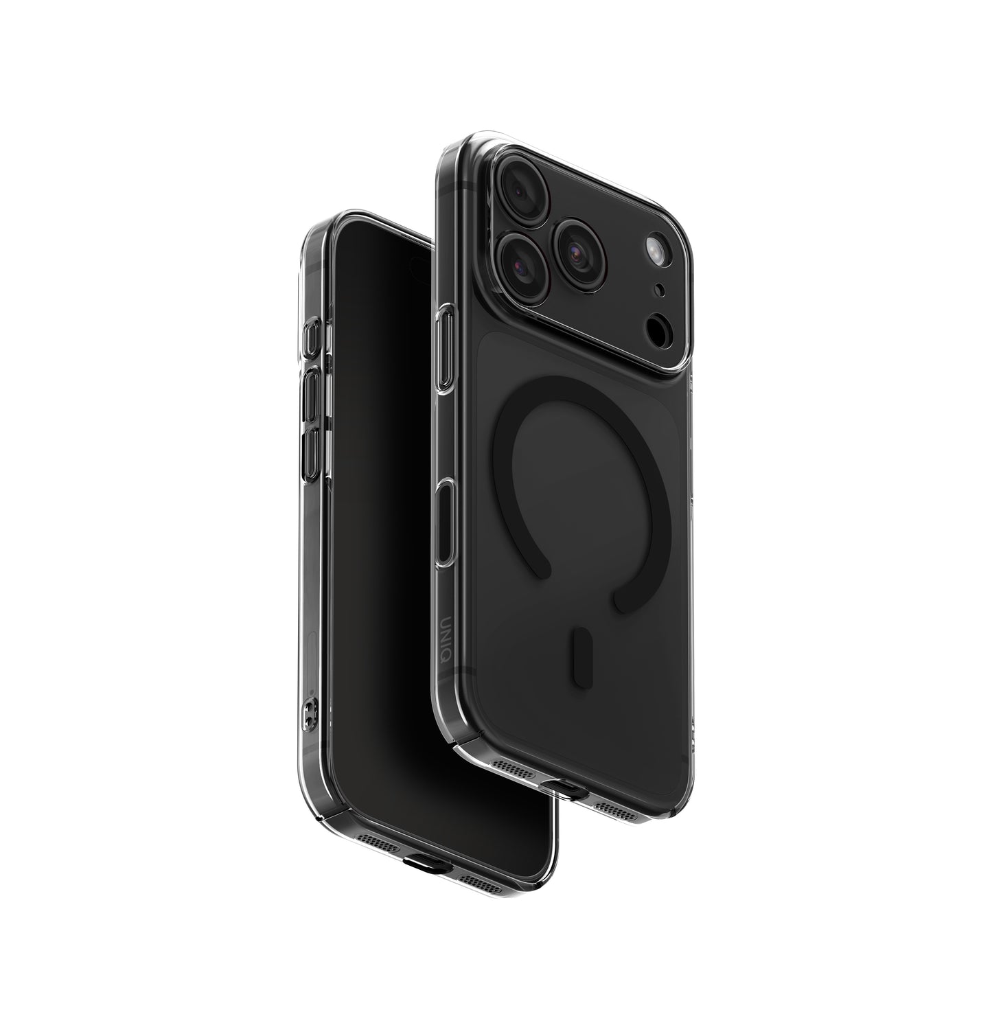 Uniq Hybrid Magclick Charging Airsuit For Apple iPhone 18 Pro Max - Glossy Smoke