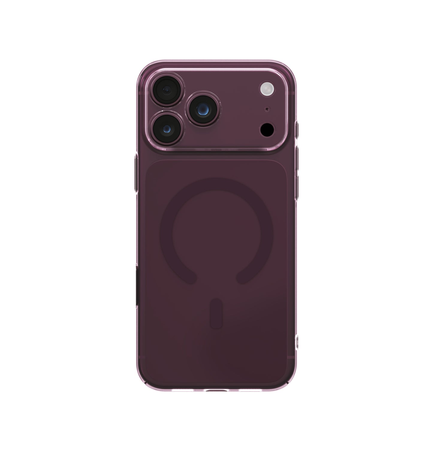 Uniq Hybrid Magclick Charging Airsuit For Apple iPhone 18 Pro - Glossy Burgundy