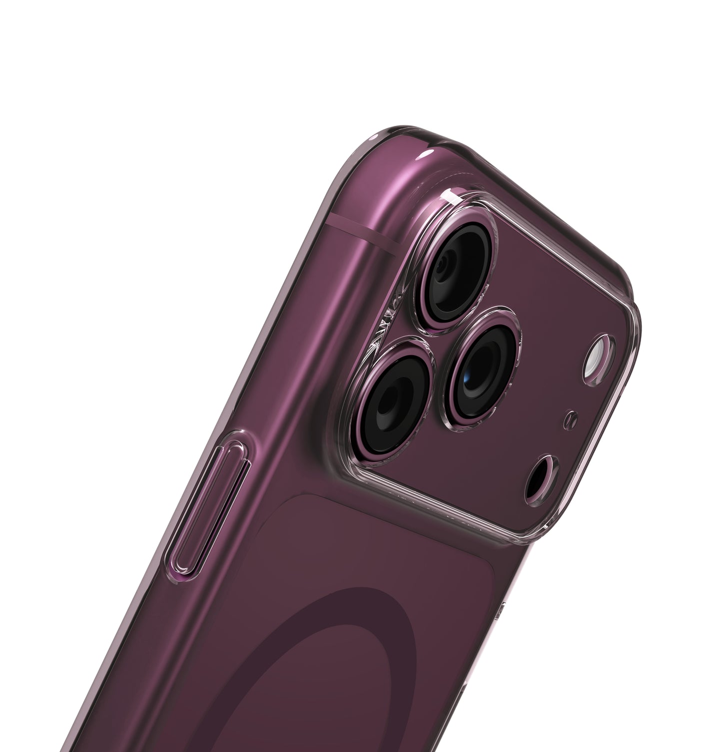 Uniq Hybrid Magclick Charging Airsuit For Apple iPhone 18 Pro - Glossy Burgundy