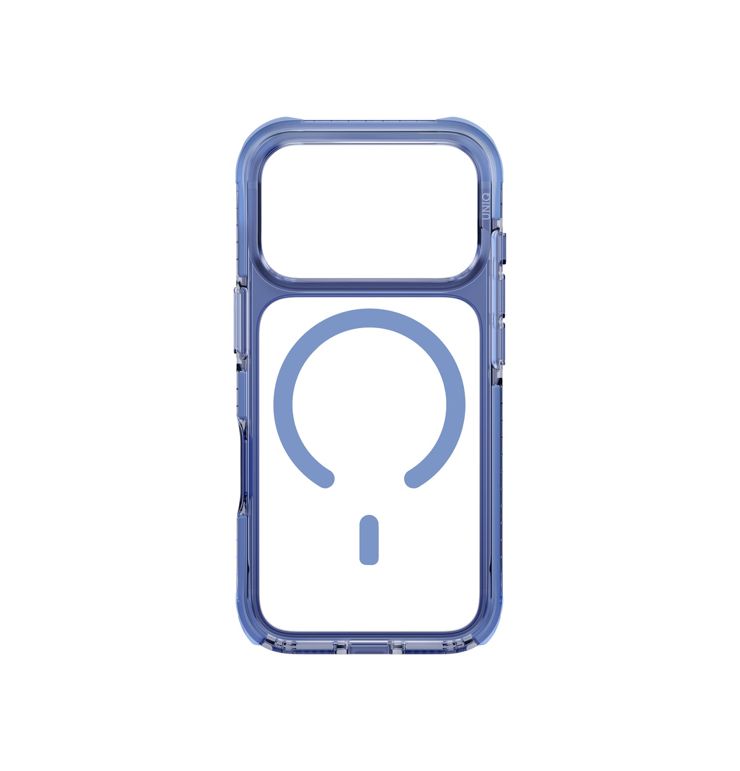 Uniq Hybrid Magclick Charging Combat For Apple iPhone 18 Pro - Polar Blue