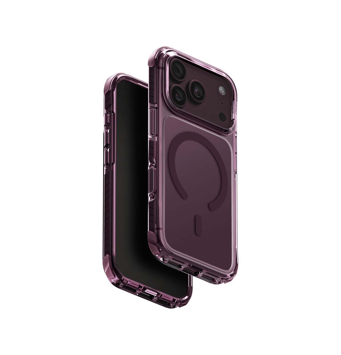 Uniq Hybrid Magclick Charging Combat For Apple iPhone 18 Pro - Deep Burgundy