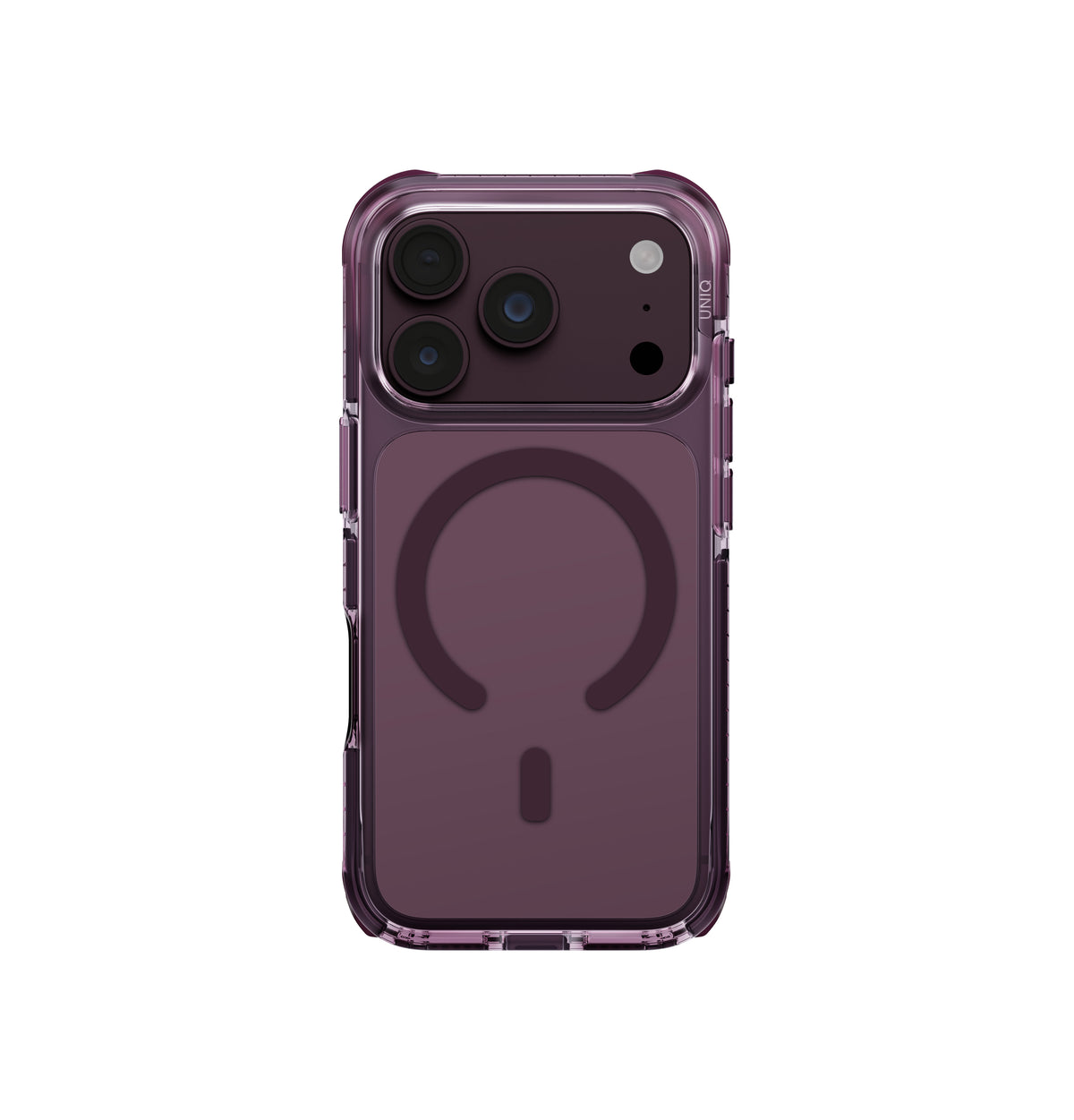 Uniq Hybrid Magclick Charging Combat For Apple iPhone 18 Pro - Deep Burgundy