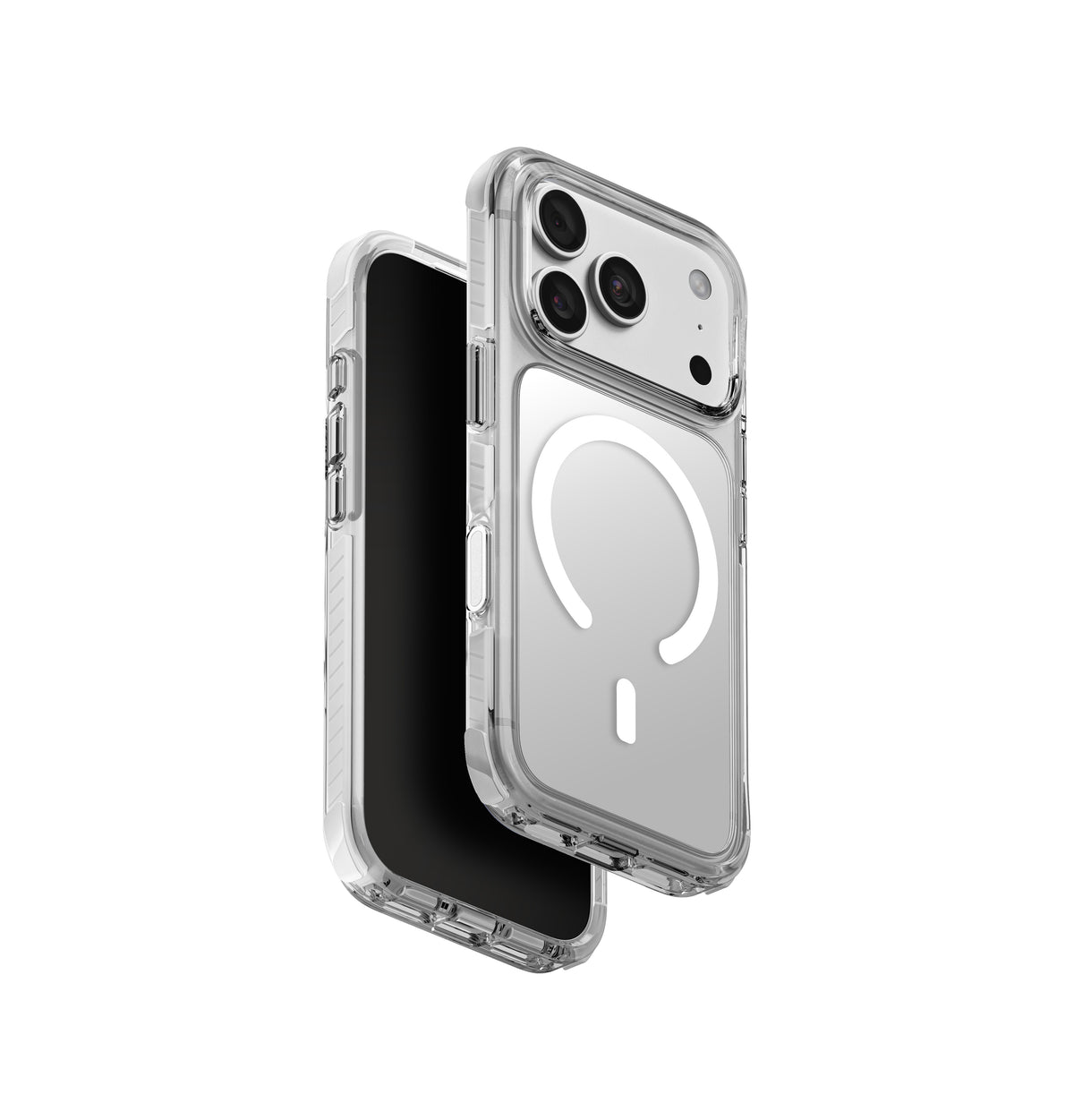 Uniq Hybrid Magclick Charging Combat For Apple iPhone 18 Pro - Blanc White