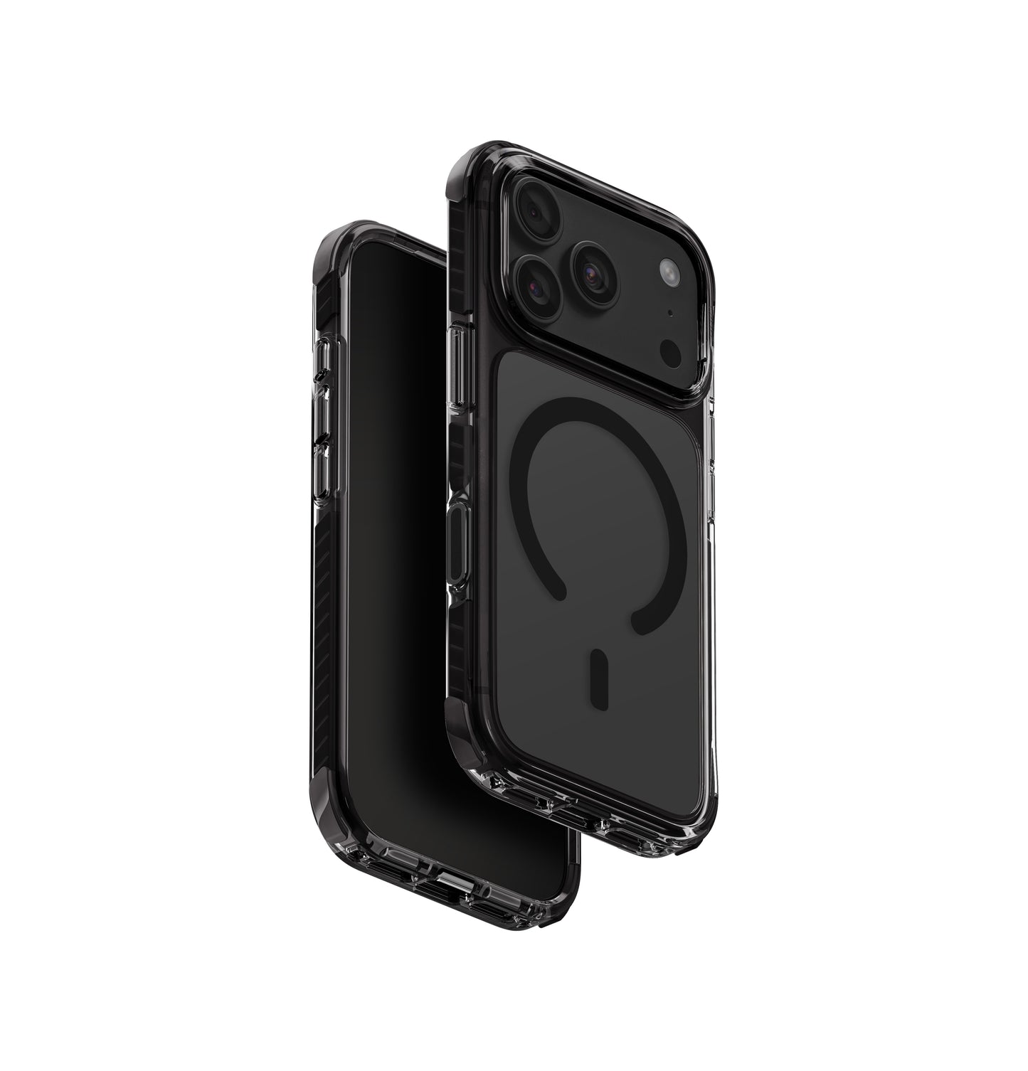 Uniq Hybrid Magclick Charging Combat For Apple iPhone 18 Pro Max - Carbon Black