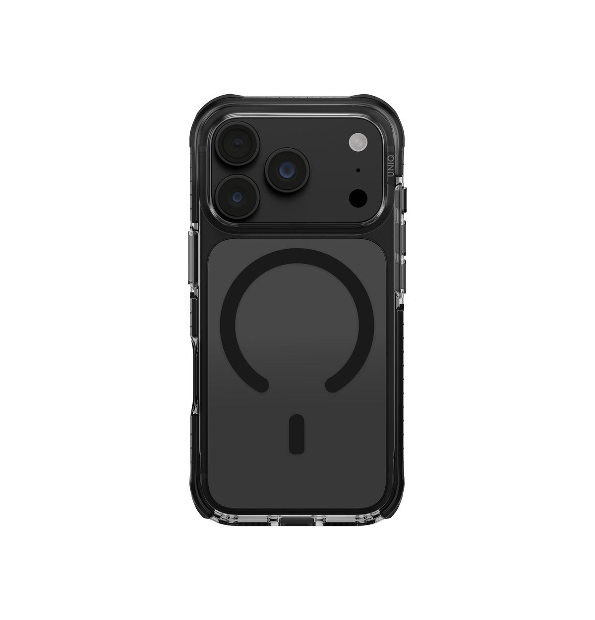 Uniq Hybrid Magclick Charging Combat For Apple iPhone 18 Pro Max - Carbon Black