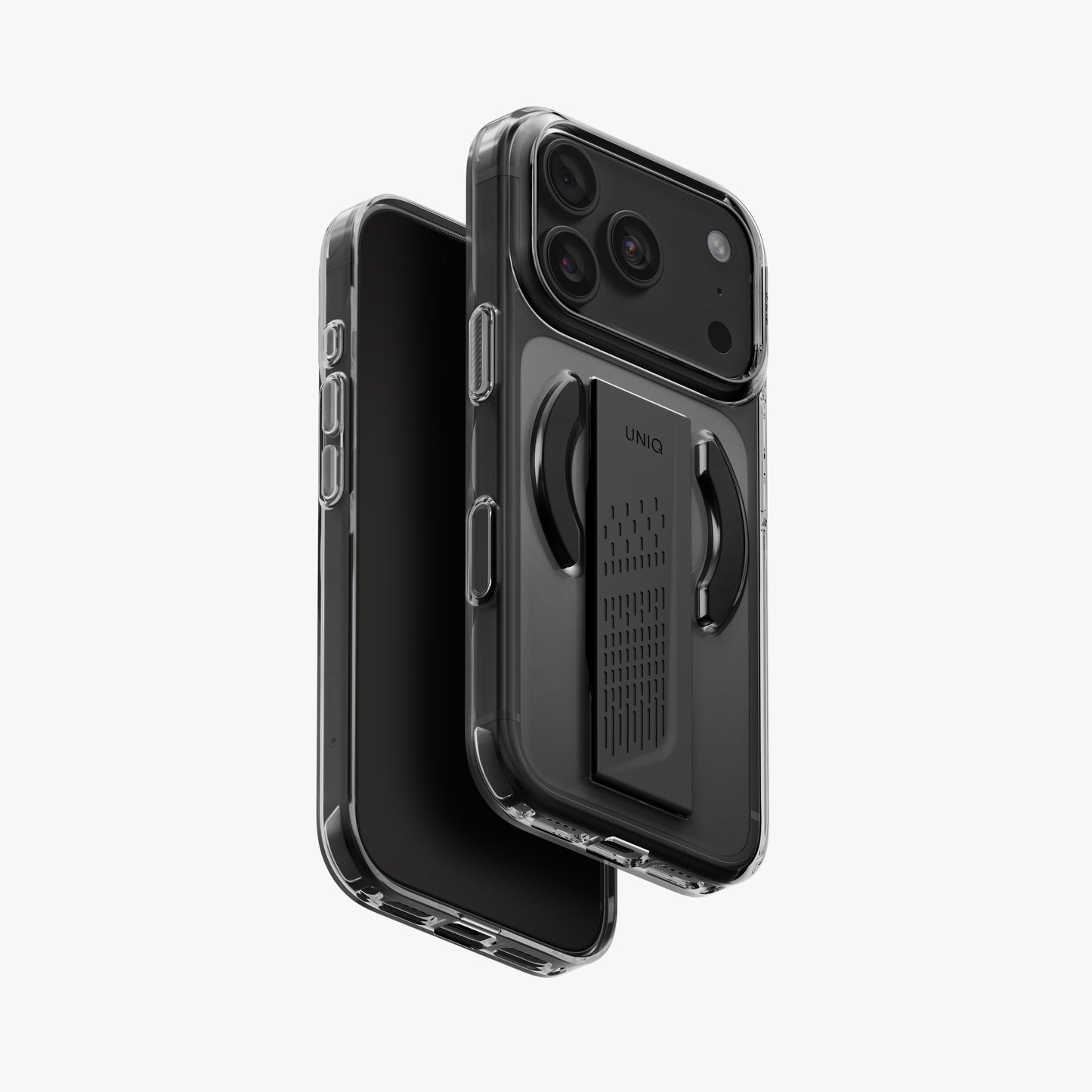 Uniq Hybrid Magclick Charging Heldro Air For Apple iPhone 18 Pro Max - Tintied Smoke