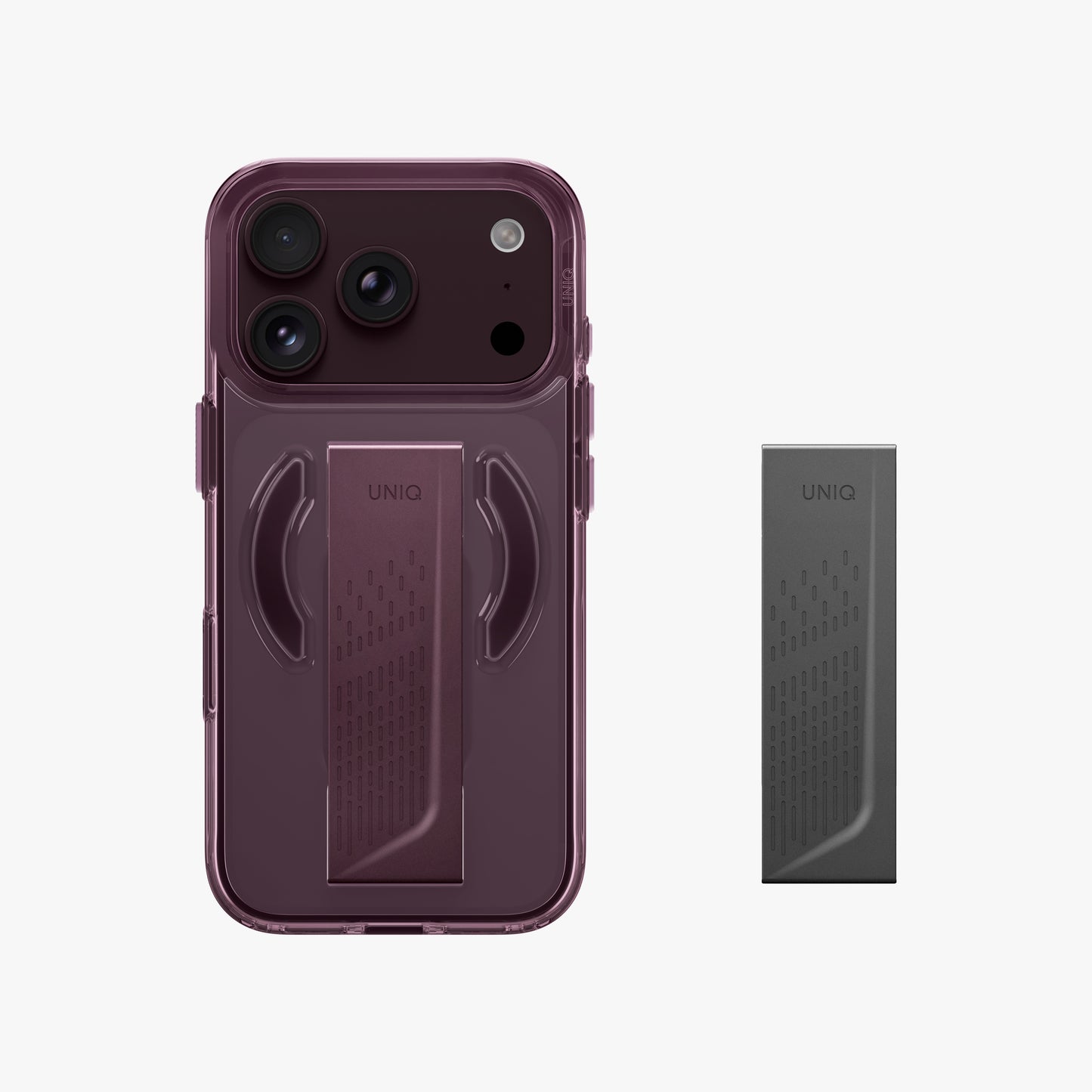 Uniq Hybrid Magclick Charging Heldro Air For Apple iPhone 18 Pro Max - Velvet Burgundy