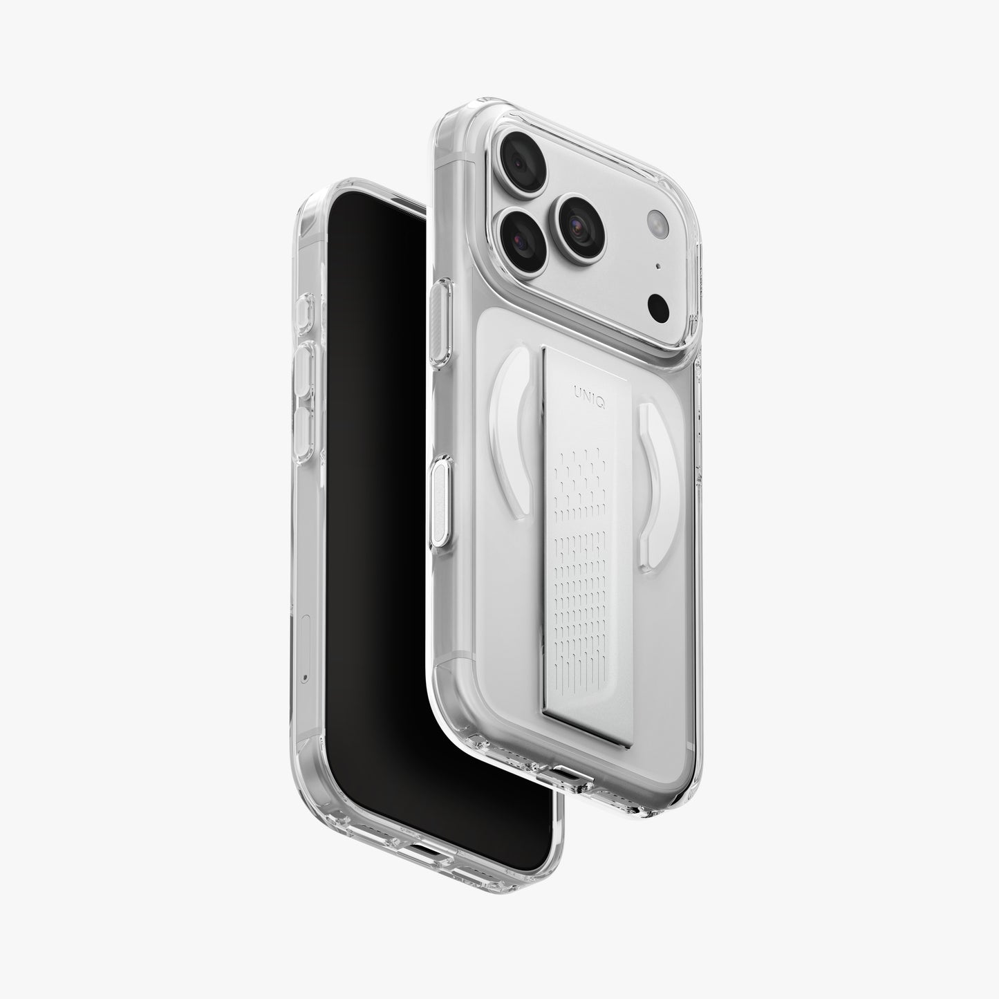 Uniq Hybrid Magclick Charging Heldro Air For Apple iPhone 18 Pro Max - Lucent Clear