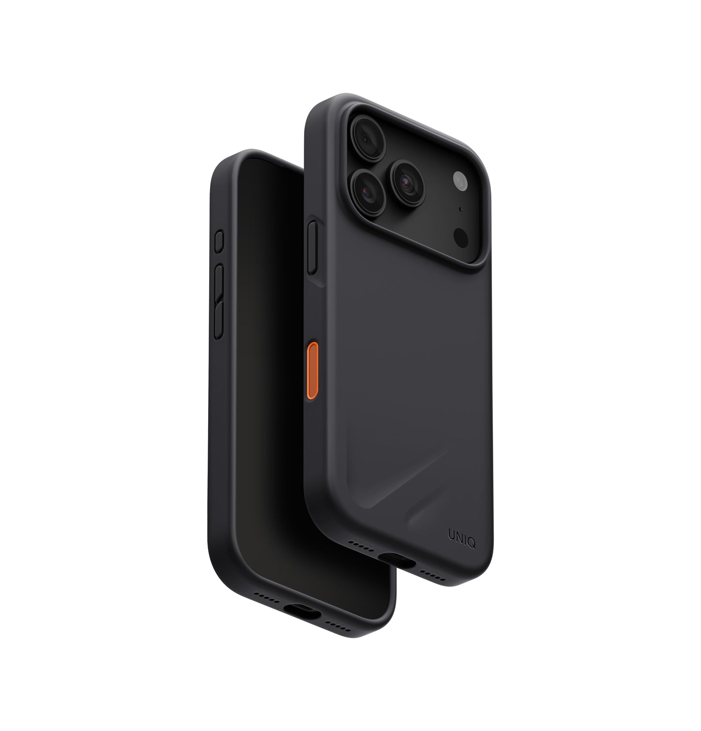 Uniq Hybrid Lino MagSafe Case for iPhone 18 Pro Max - Charcoal Grey