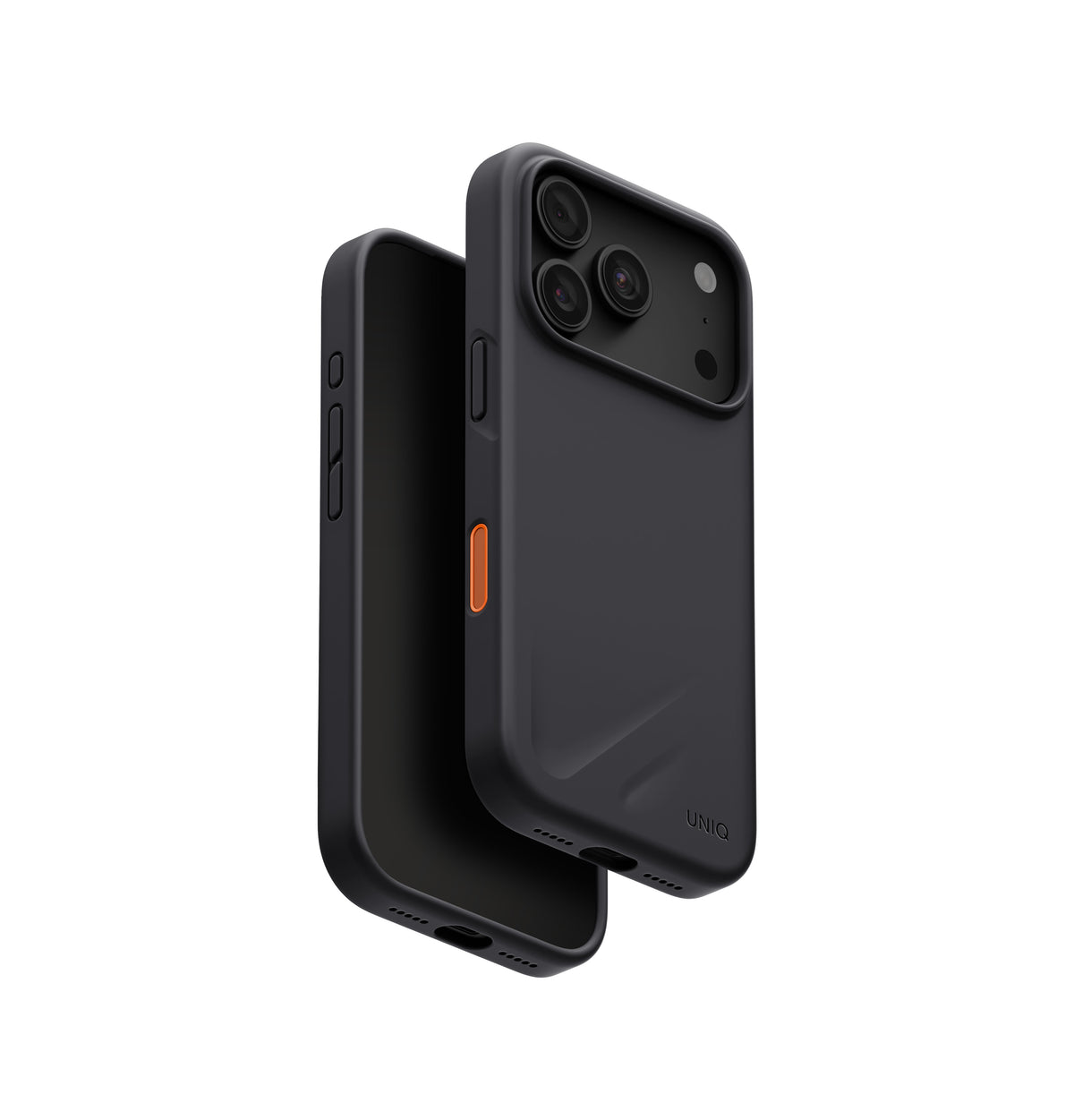 Uniq Hybrid Lino MagSafe Case for iPhone 18 Pro - Charcoal Grey
