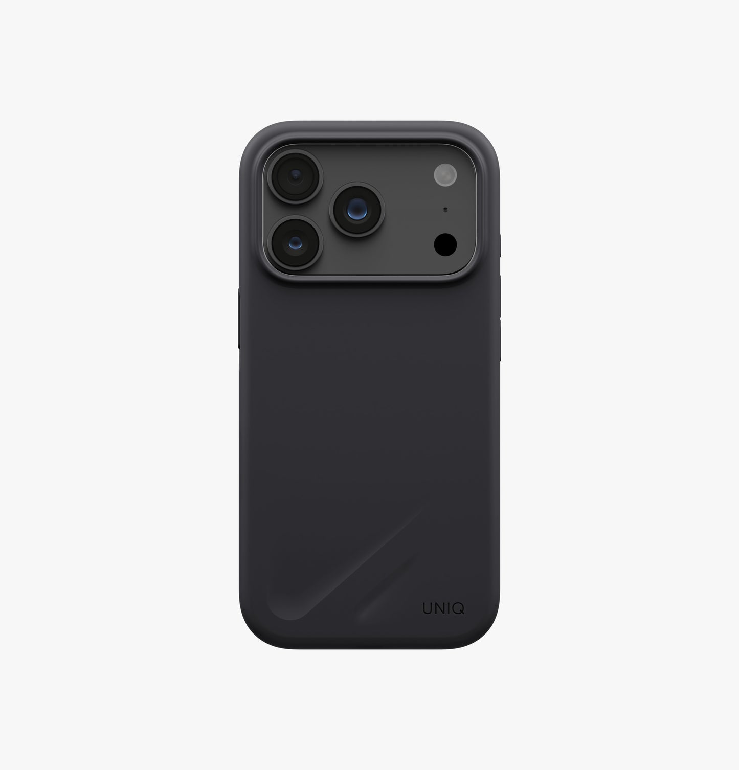 Uniq Hybrid Lino MagSafe Case for iPhone 18 Pro - Charcoal Grey