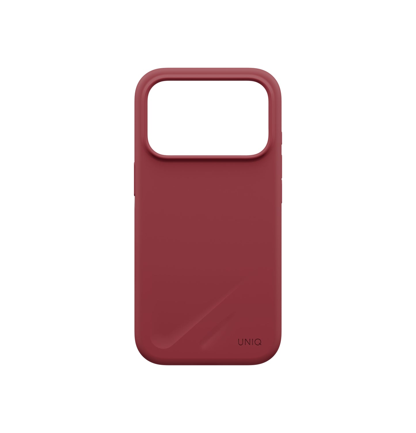 Uniq Hybrid Lino MagSafe Case for iPhone 18 Pro Max - Cranberry Red