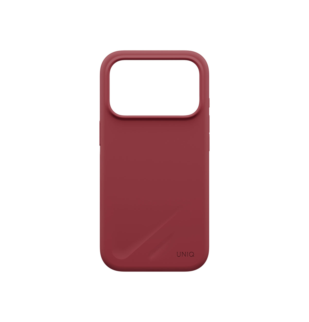 Uniq Hybrid Lino MagSafe Case for iPhone 18 Pro - Cranberry Red