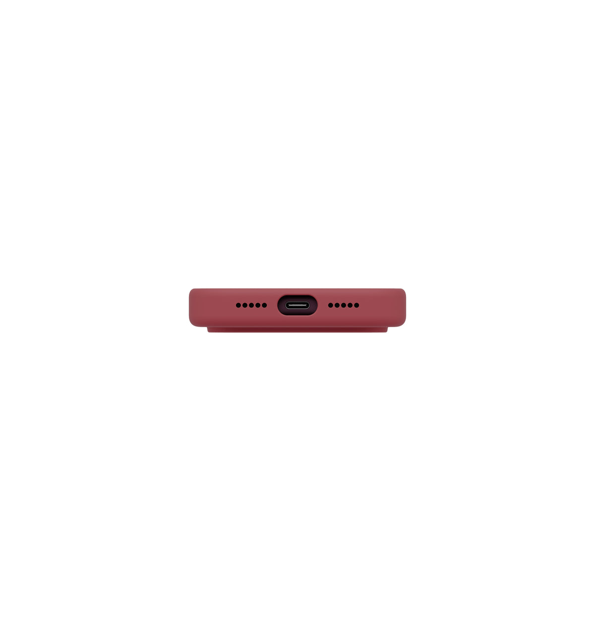 Uniq Hybrid Lino MagSafe Case for iPhone 18 Pro Max - Cranberry Red