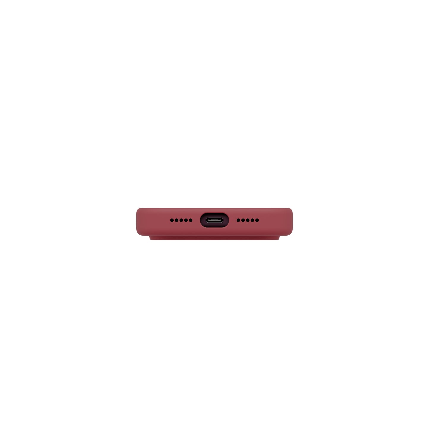 Uniq Hybrid Lino MagSafe Case for iPhone 18 Pro - Cranberry Red