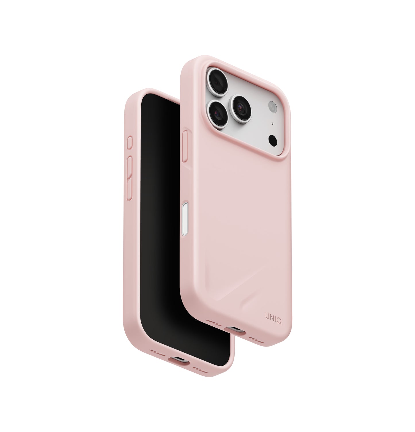 Uniq Hybrid Lino MagSafe Case for iPhone 18 Pro - Pale Rose