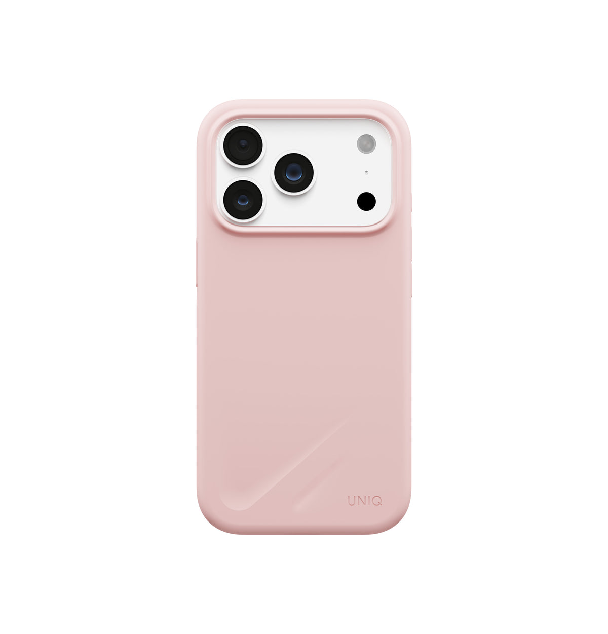 Uniq Hybrid Lino MagSafe Case for iPhone 18 Pro Max - Pale Rose