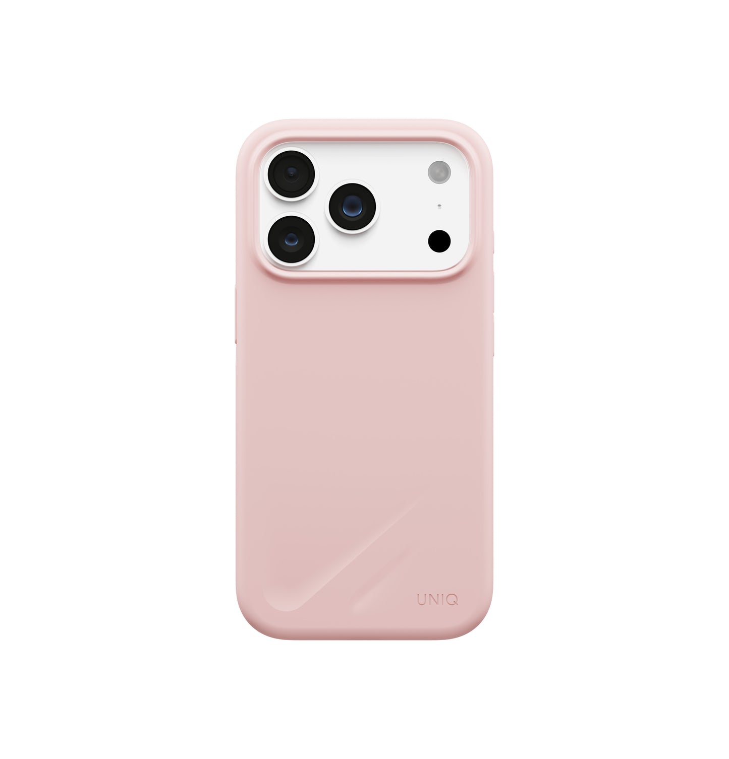 Uniq Hybrid Lino MagSafe Case for iPhone 18 Pro - Pale Rose
