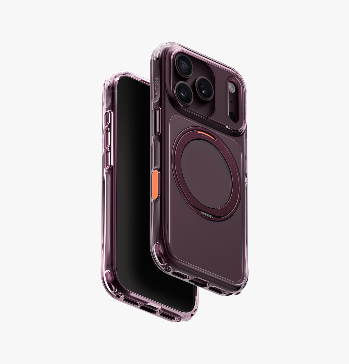 Uniq Hybrid Swivix With 360 Rotating Kickstand MagSafe Case for iPhone 18 Pro - Deep Burgundy