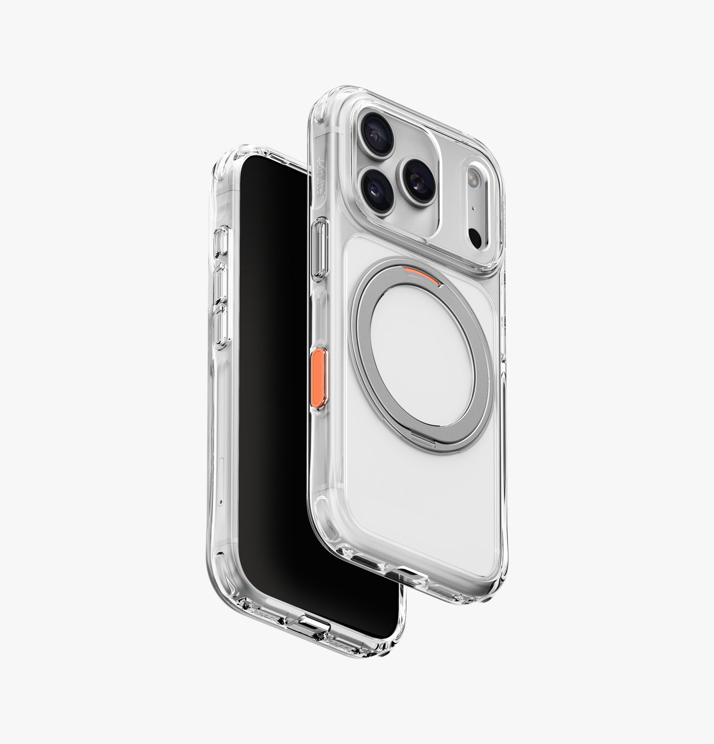 Uniq Hybrid Swivix With 360 Rotating Kickstand MagSafe Case for iPhone 18 Pro - Lucent Clear
