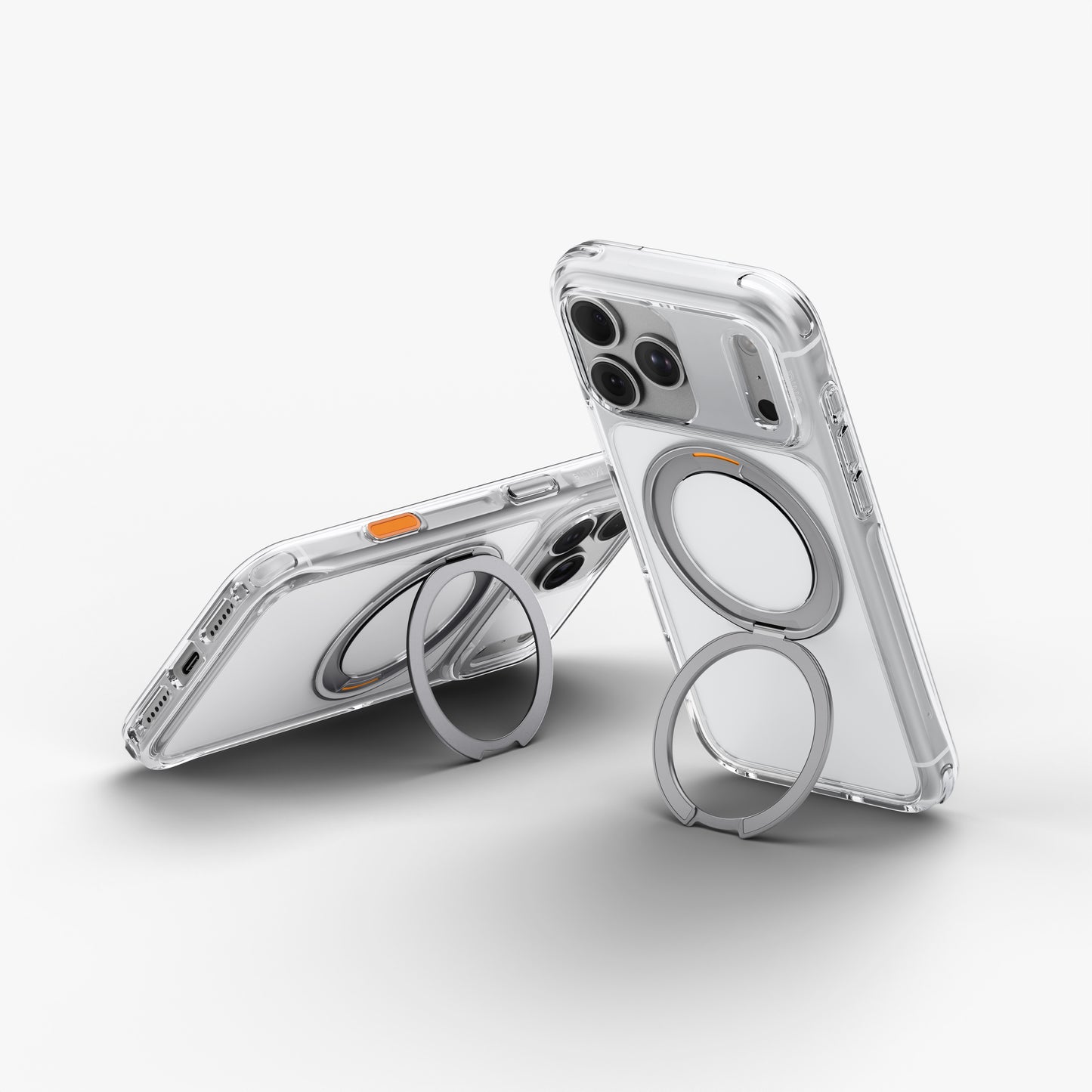 Uniq Hybrid Swivix With 360 Rotating Kickstand For Apple iPhone 18 Pro Max - Lucent Clear