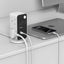 MOMAX Flow 6-Outlet GaN Power Tower - 35W / USB-C / USB-A / White