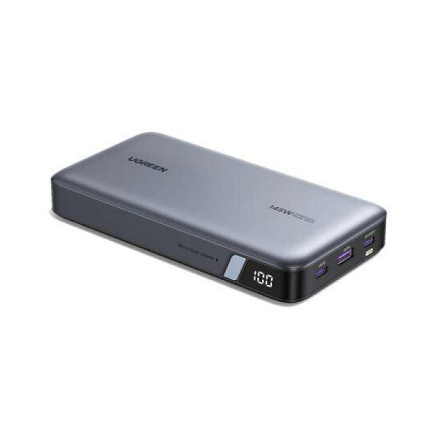 UGREEN Power Bank with Built-in Cable - 25000mAh / 145W / Black