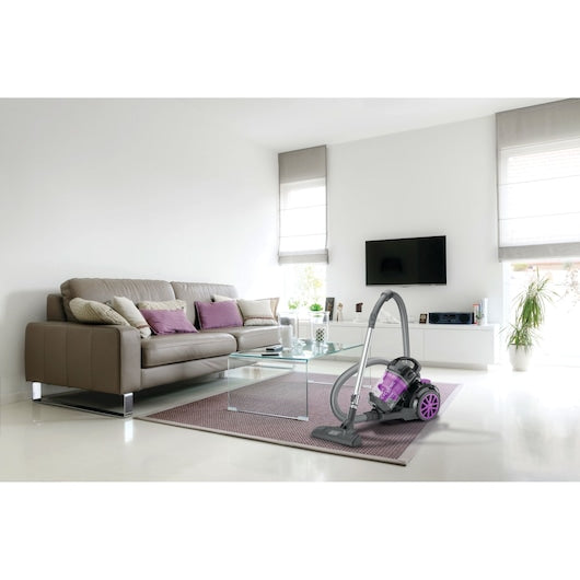 Black+Decker Multicyclonic Vacuum Cleaner - 1800W / Purple
