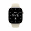 Apple Watch Series 12 - LTPO OLED / 64GB / 46mm / Bluetooth / Wi-Fi + Cellular / Medium/Large / Pearl White Ceramic Case with Sand Sport Band