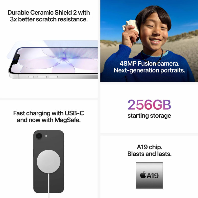 Apple iPhone 17e - 256GB / White / 5G / 6.1"