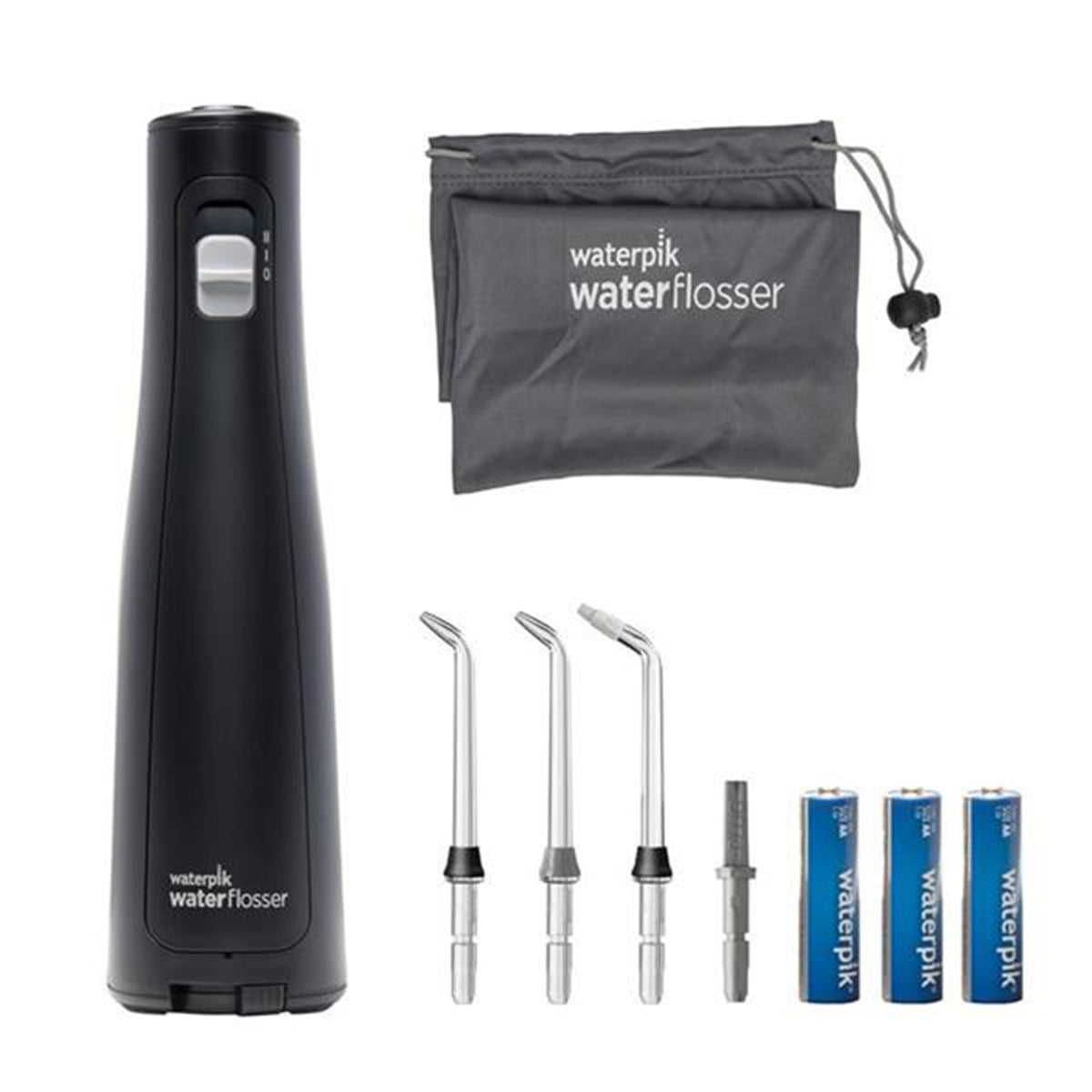 Waterpik Cordless Freedom Water Flosser Rechargeable Toothbrush- Black