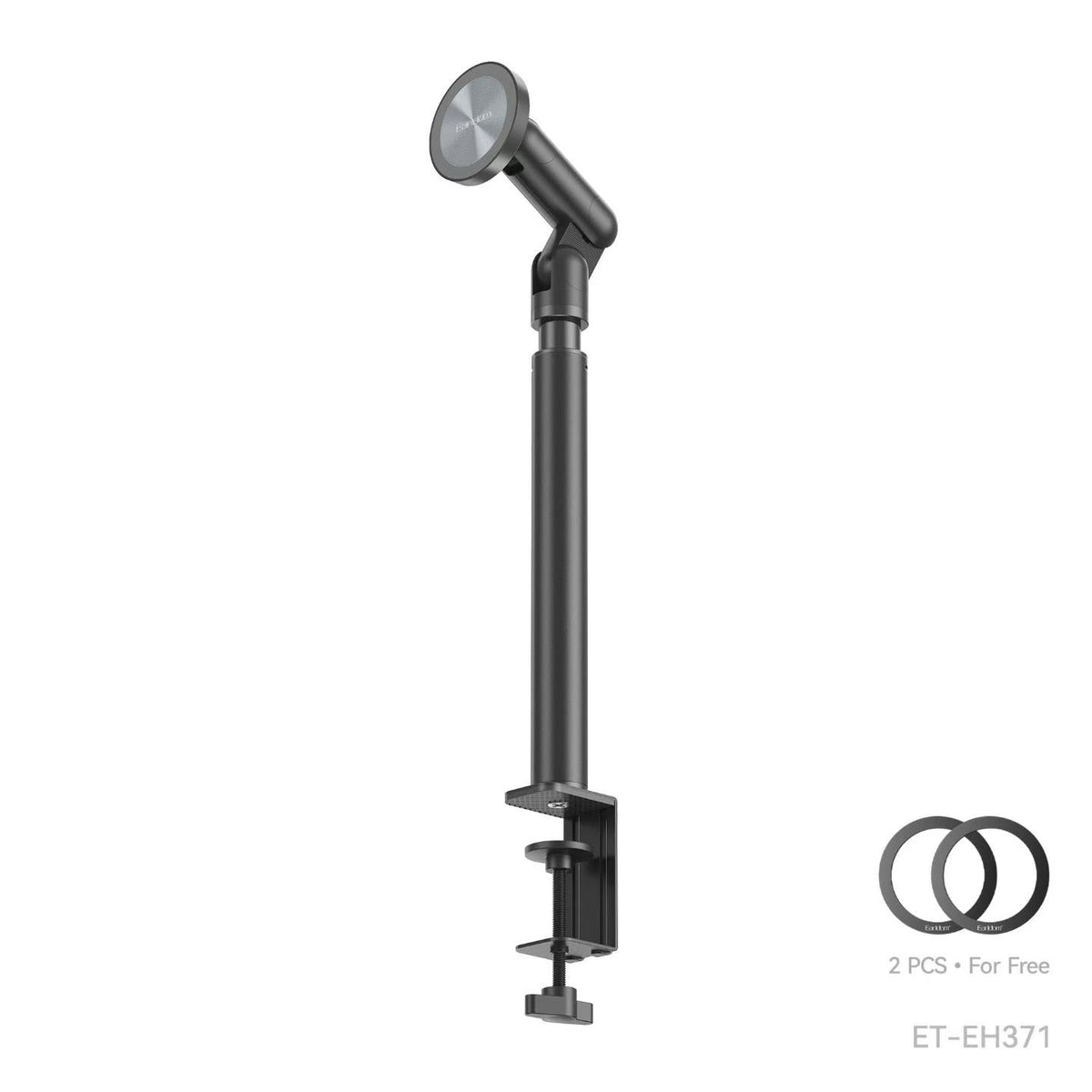 Earldom Desktop Clip on Magnetic Phone Holder Stable Grip - Black