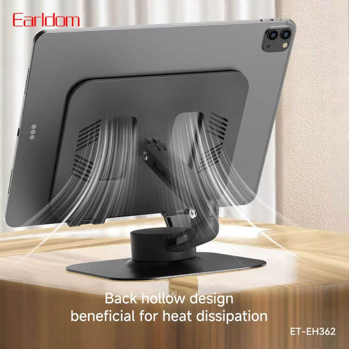 Earldom Ultra-Flexible Tablet & Mobile Stand - Black