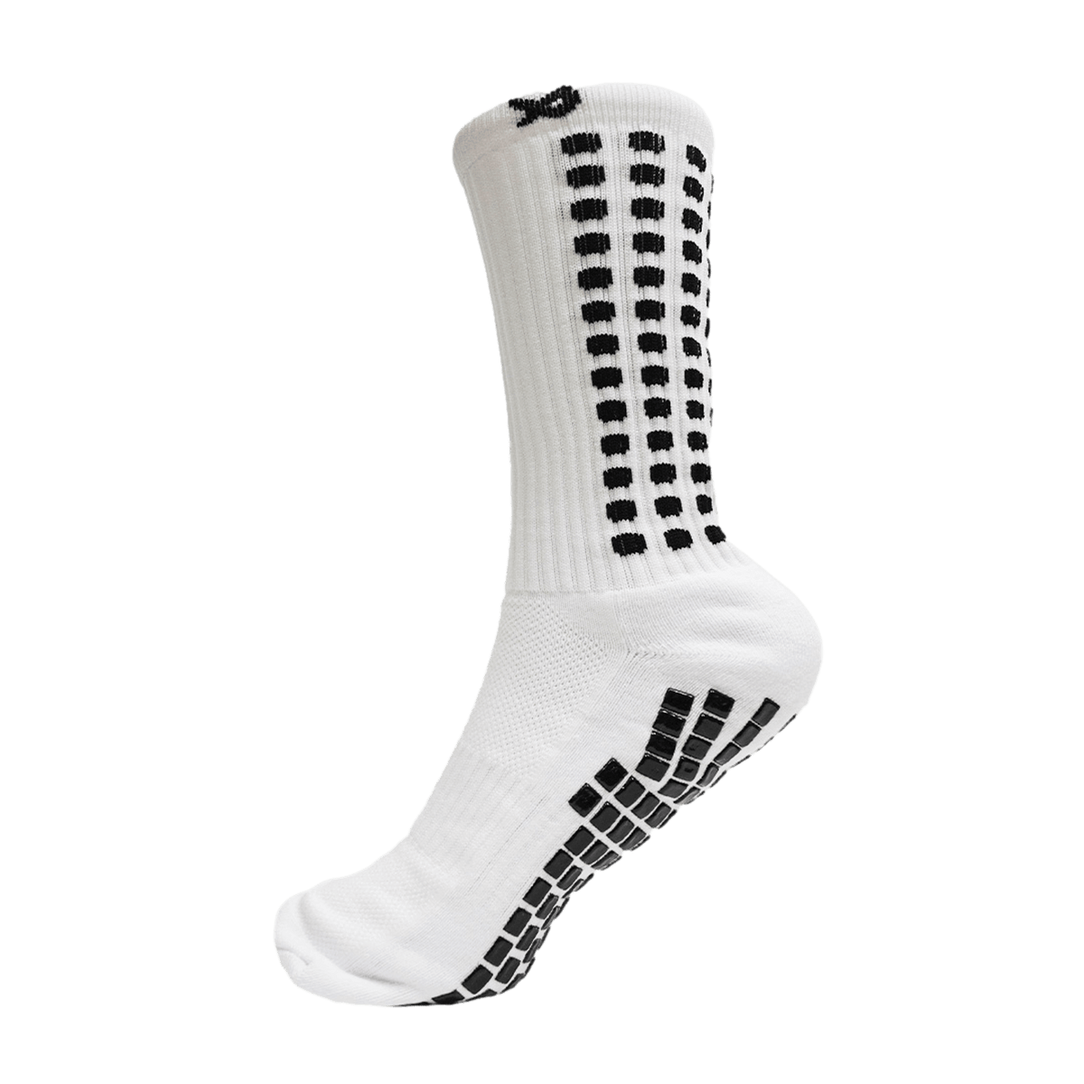Lux Soccer Grip Calf Sock - White