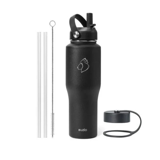 Buzio Trophy Series Water Bottle for Car 1.2L - Black