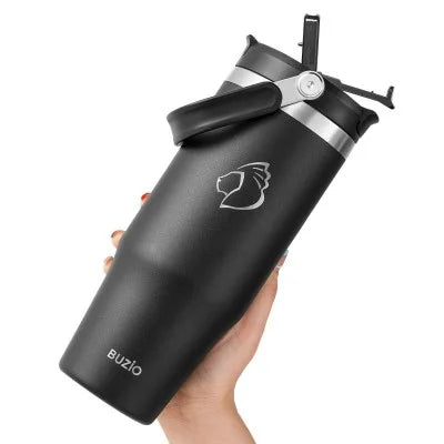 Buzio Swing Series Insulated Tumbler 1.2L - Black