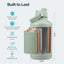 Buzio Duet Series Water Bottle with 2 Lids and Sleeve 1.9L - Green