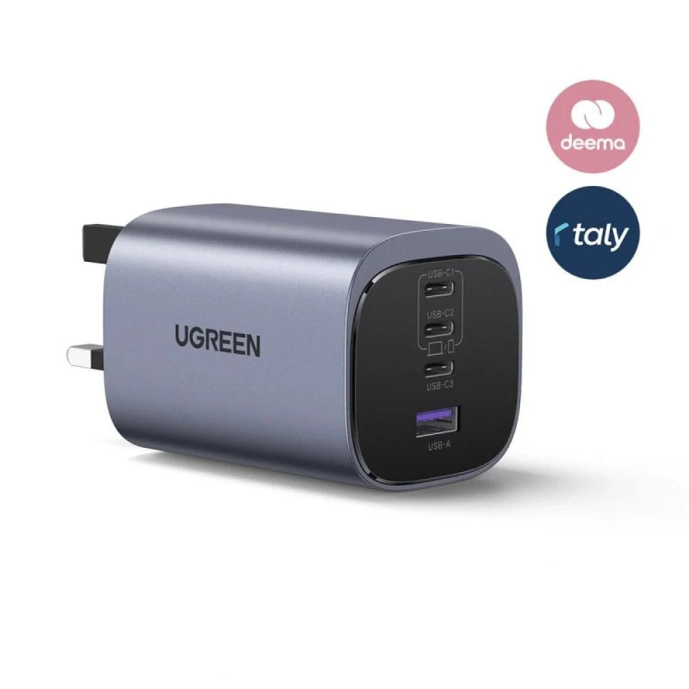 UGREEN Nexode GaN Fast Charger with 4-Port UK- 100W / Space Grey